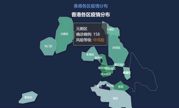 近来香港哪些地区有疫情/香港疫情现在有多少例-第1张图片