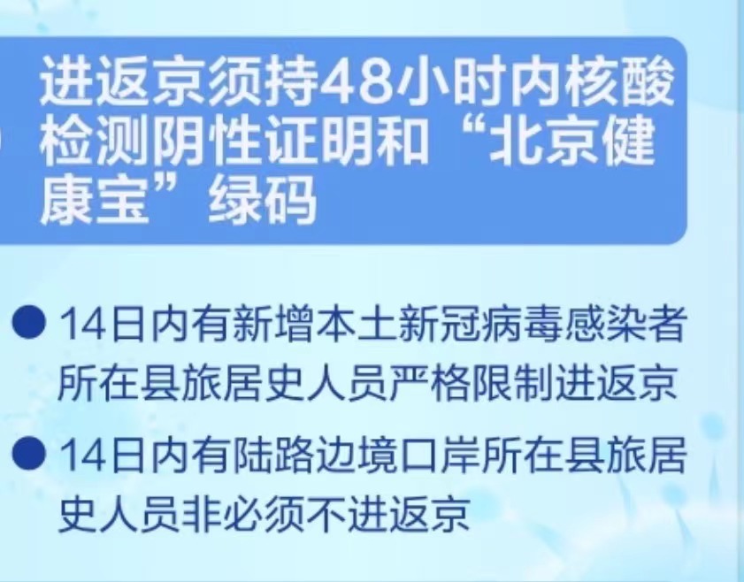 疫情地区是否允许进京了(疫情不允许进京)-第2张图片