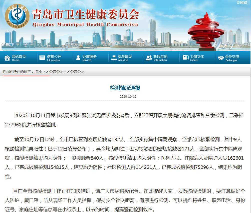 青岛疫情地区是哪个区.青岛疫情区县分布？-第1张图片