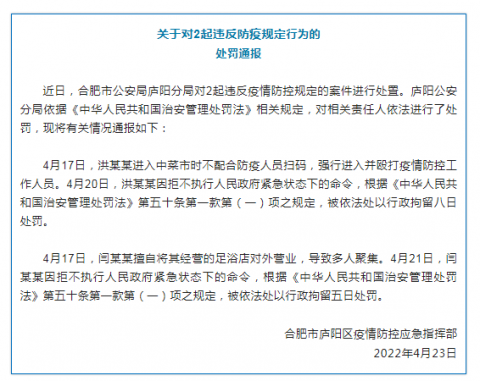 【合肥发布疫情敏感地区违,合肥疫情发文】-第3张图片
