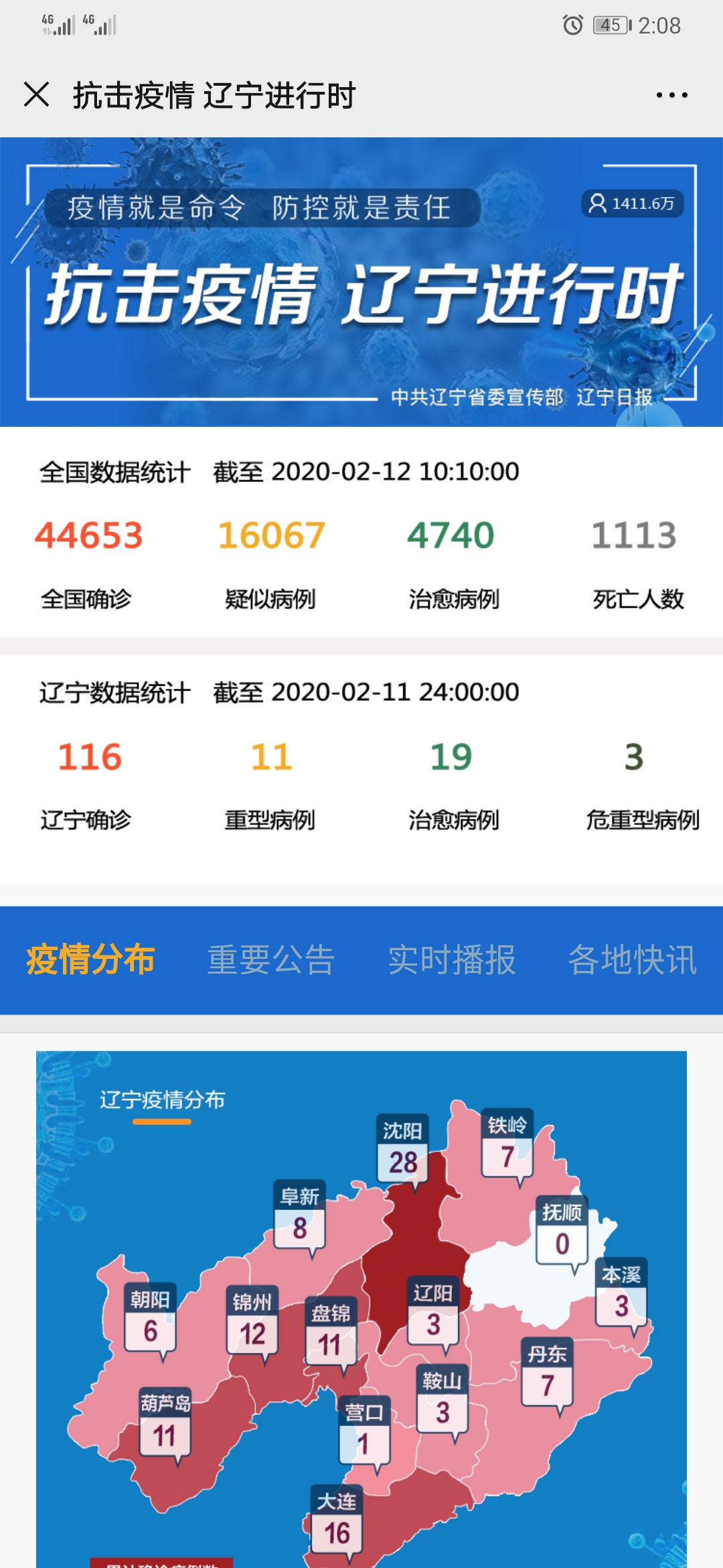 辽宁有几个地区有疫情/辽宁省都有哪个城市有疫情-第2张图片